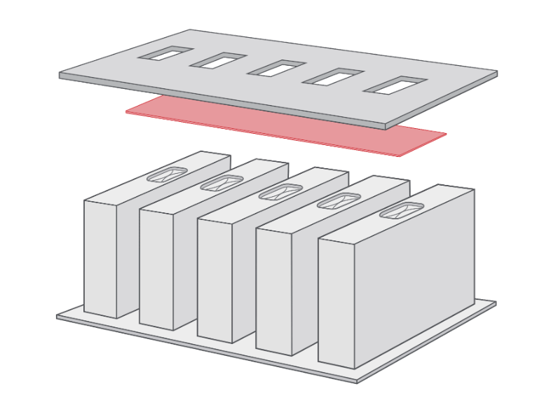 Directional Battery Cell Venting Tape